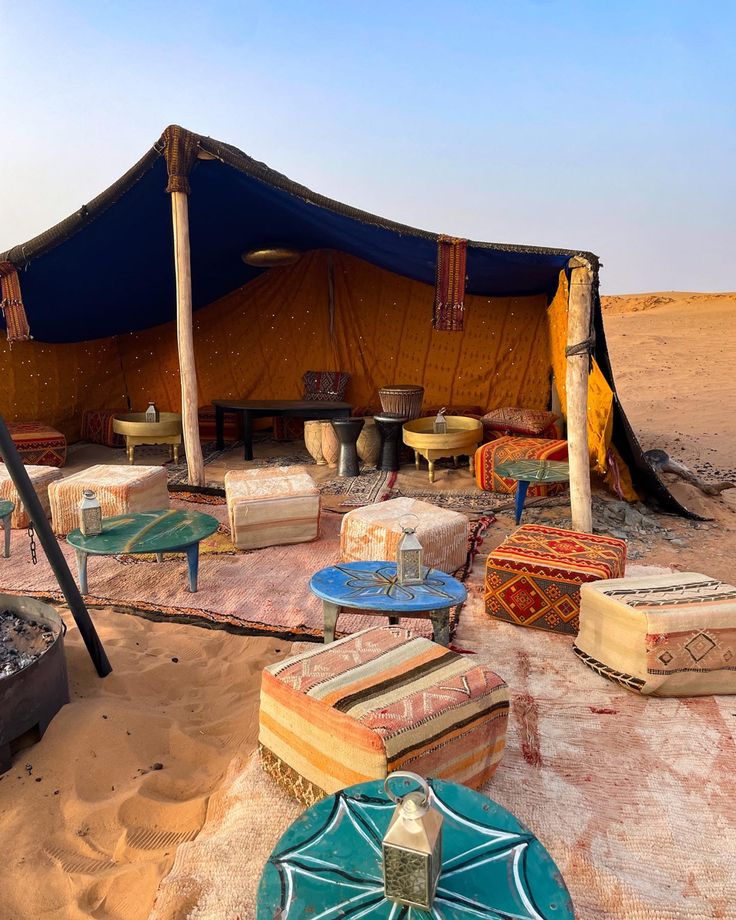 desert camping in Morocco